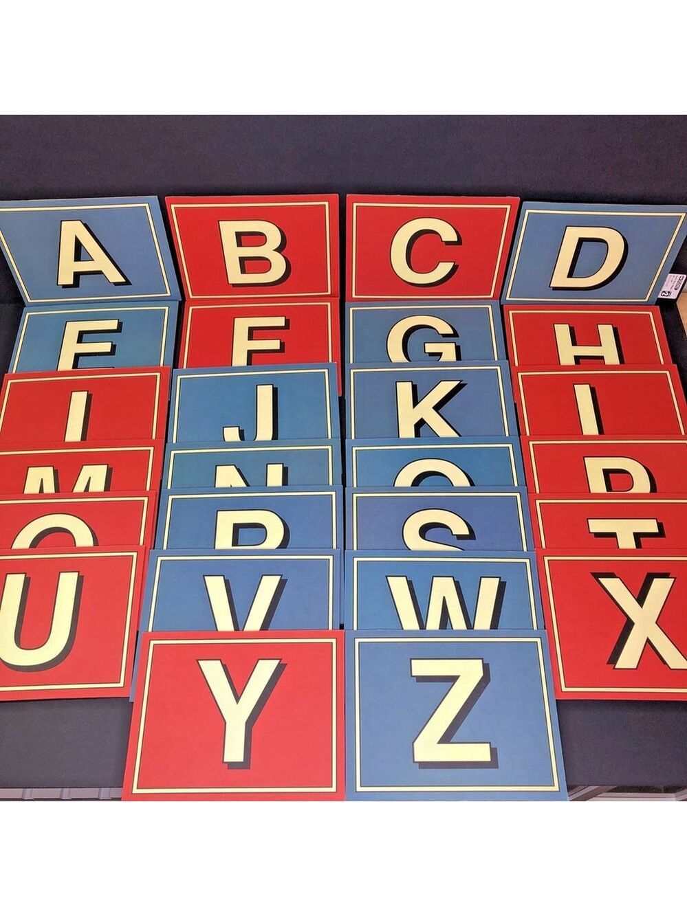 T.J. Whitney Traditional Toys Learning My Letters Alphabet ABC Flash Cards CH